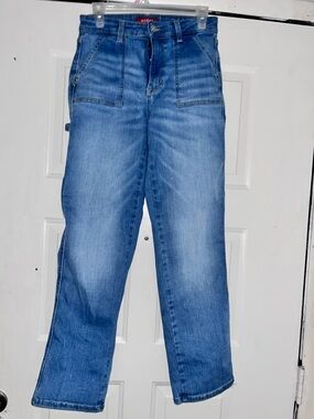 GUESS Blue Denim Carpenter Jeans rare vintage 90s painters jeans like new 26w hi